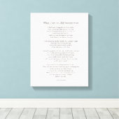 Wenn ich eine alte Horsefrau bin III Leinwanddruck (Insitu (Holzboden))