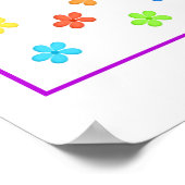 Wenn ich eine Blume hätte Poster (Ecke)