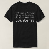 Wenn ich eine C Joke Funny Programmer Coder Refere T-Shirt (Design vorne)