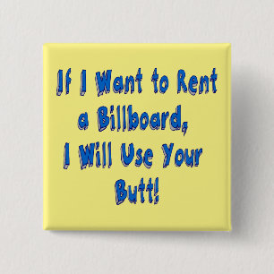 Wenn ich eine Reklametafel Gewollt habe Button