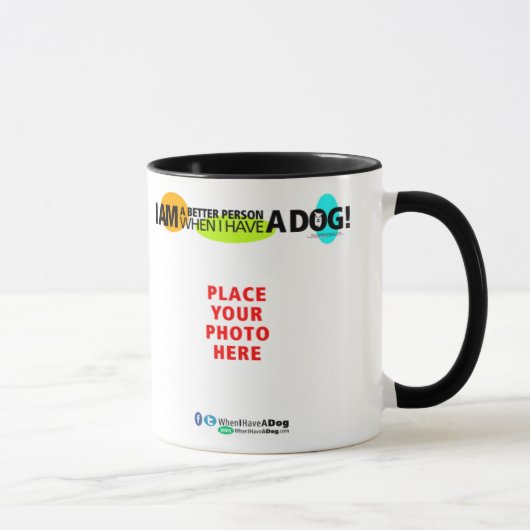 Wenn ich eine Tasse des HundB&W sie (Rechts)