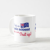 wenn ich einen australischen Akzent hatte, würde Kaffeetasse (Vorderseite Links)