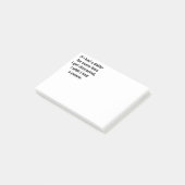 Wenn ich einen Dollar hatte Post-it Klebezettel (angewinkelt)