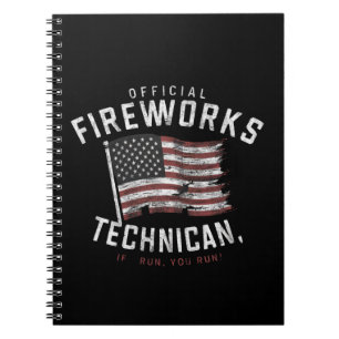 Wenn ich einen offiziellen Feuerwerktechniker betr Notizblock