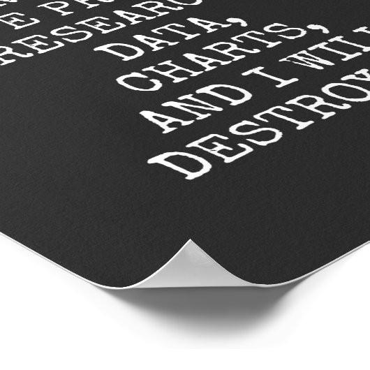 Wenn ich erstens sage, laufen Sie weg, Poster (Ecke)