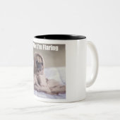 Wenn ich erweiternde Fibromyalgia-Kaffee-Tasse bin Zweifarbige Tasse (VorderseiteRechts)