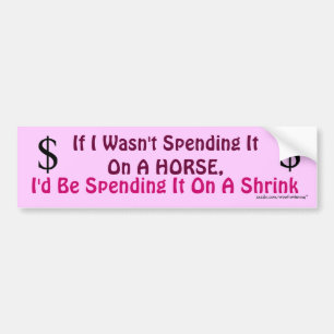 Wenn ich es nicht für einen PFERD ausgegeben hätte Autoaufkleber