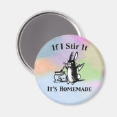 Wenn ich es umrühre, ist es hausgemacht magnet (Vorderseite/Rückseite)