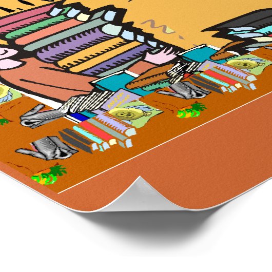 Wenn ich etwas Geld bekomme Poster (Ecke)