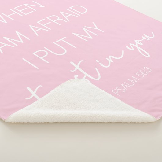 Wenn ich fürchte, vertraue ich auf dich sherpadecke (3/4)