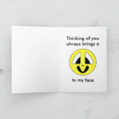 Wenn ich Gefühlsblau… bin Karte (Innenseite)