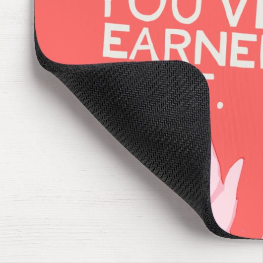 Wenn ich gemein bin, hast du es verdient. mousepad (Ecke)