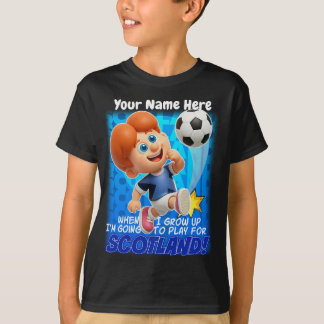 Wenn ich groß bin, werde ich für Schottland spiele T-Shirt