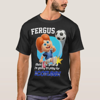 Wenn ich groß bin, werde ich für SCHOTTLAND spiele T-Shirt