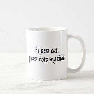 Wenn ich heraus… überschreite kaffeetasse