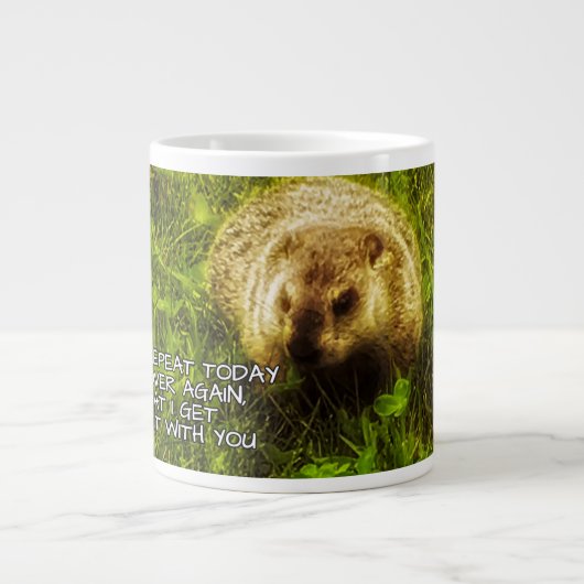 Wenn ich heute immer wieder Tasse wiederholen muss (Vorderseite)