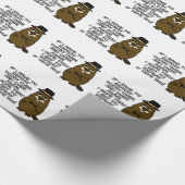 Wenn ich heute immer wieder wiederholen muss geschenkpapier (Ecke)