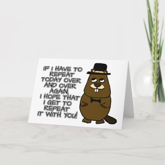 Wenn ich heute immer wieder wiederholen muss karte (Vorderseite)