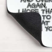 Wenn ich heute immer wieder wiederholen muss mousepad (Ecke)