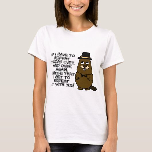 Wenn ich heute immer wieder wiederholen muss T-Shirt (Vorderseite)