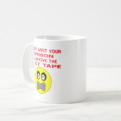 Wenn ich Ihre Meinung Gewollt habe, werde ich das Kaffeetasse (Vorderseite Links)