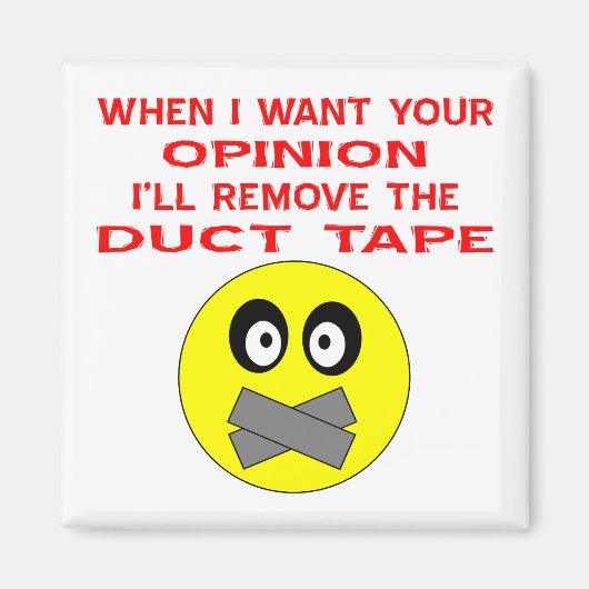 Wenn ich Ihre Meinung Gewollt habe, werde ich das Magnet (Vorne)