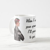 Wenn ich Ihre Meinung… will Kaffeetasse (Vorderseite Links)