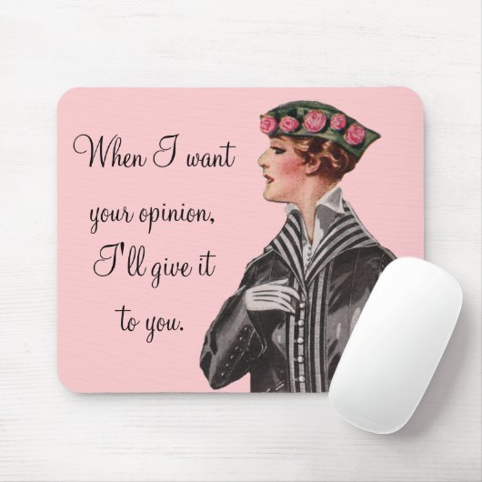 Wenn ich Ihre Meinung… will Mousepad (Mit Mouse)