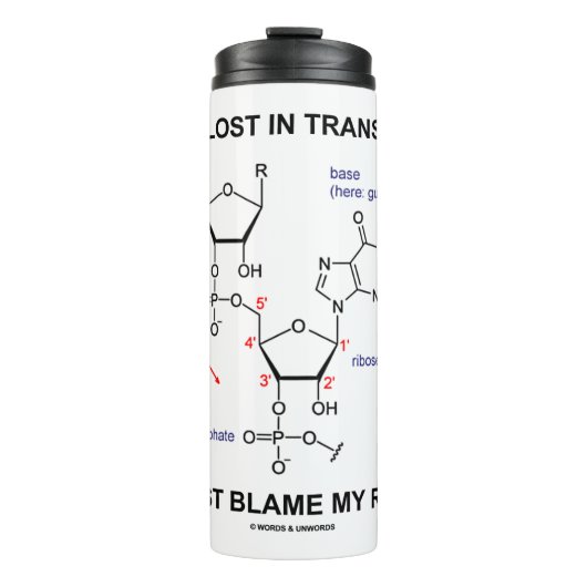 Wenn ich in der Übersetzung verloren bin, geben Si Thermosbecher (Vorderseite)