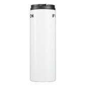 Wenn ich in der Übersetzung verloren bin, geben Si Thermosbecher (Rückseite)