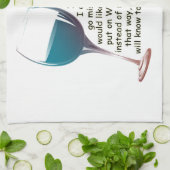 Wenn ich je vermisst gehe... Spaß Weingeschenke Sp Handtuch (Gefaltet)