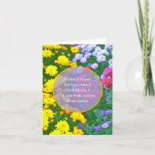 Wenn ich jedes Mal eine Blume hätte, wenn ich an d Karte (Vorderseite)