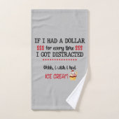 Wenn ich jedes Mal einen Dollar hätte, Got ich abg Badhandtuch Set (Handtuch)