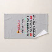 Wenn ich jedes Mal einen Dollar hätte, Got ich abg Badhandtuch Set (Handtuch)