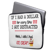 Wenn ich jedes Mal einen Dollar hätte, Got ich abg Laptopschutzhülle (Vorderseite Links)