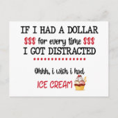 Wenn ich jedes Mal einen Dollar hätte, Got ich abg Postkarte (Vorderseite)