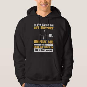 Wenn ich jemals am Lebensunterhalt bin, trennen Si Hoodie