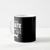 Wenn ich Karate mache, heißt es Partial Arts 3 Kaffeetasse (Vorderseite Links)