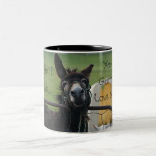 Wenn ich lächele zweifarbige tasse