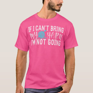 Wenn ich mein Garn nicht mitbringen kann, gehe ich T-Shirt