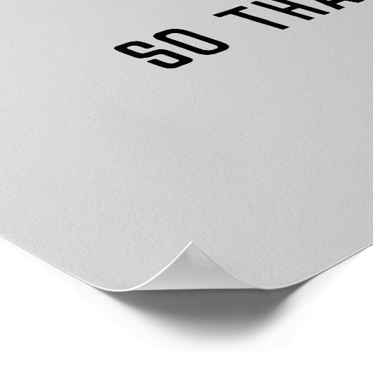 Wenn ich mein Leben hätte Poster (Ecke)