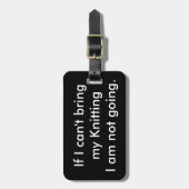 Wenn ich mein Stricken nicht holen kann… Gepäckanhänger (Vorderseite vertikal)