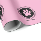 Wenn ich meine Augen Nah habe, sehe ich Sie Liebe- Geschenkpapier (Rolleneckpunkt)