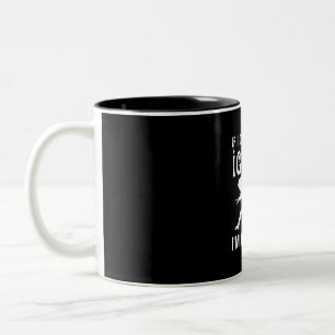 Wenn ich meine Leguana nicht nehmen kann, werde ic Zweifarbige Tasse