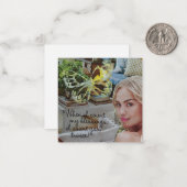 Wenn ich meine Segnungen zähle, zähle ich dich zwe Mitteilungskarte (Vorderseite/Rückseite Beispiel)