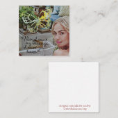 Wenn ich meine Segnungen zähle, zähle ich dich zwe Mitteilungskarte (Vorne/Hinten)