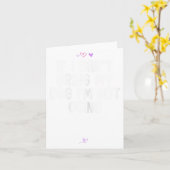 Wenn ich meinen Hund nicht mitbringen kann, bekomm Karte (Gelbe Blume)