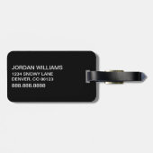 Wenn ich meinen Hund nicht mitbringen kann, komme Gepäckanhänger (Rückseite horizontal)