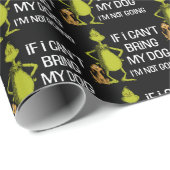 Wenn ich meinen Hund nicht mitbringen kann, komme  Geschenkpapier (Rolleneckpunkt)