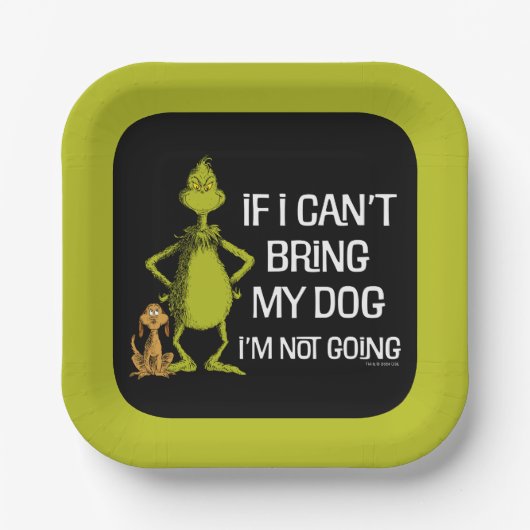Wenn ich meinen Hund nicht mitbringen kann, komme Pappteller (Vorderseite)